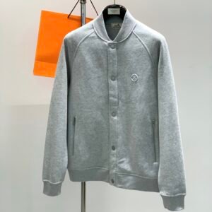 H-Classic Thickened Baseball Jacket-2125