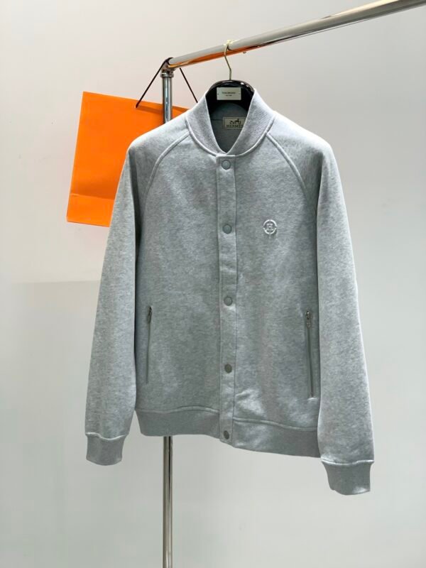 H-Classic Thickened Baseball Jacket-2125