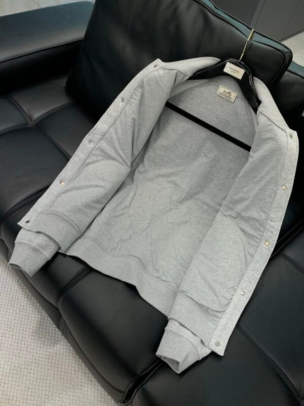 H-Classic Thickened Baseball Jacket-2125 - Image 3