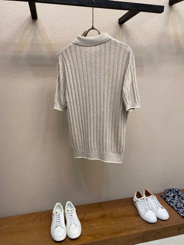 BC-New Linen Cotton Knitted Short Sleeves-2136 - Image 3