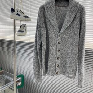 BC-Classic 100% pure wool cardigan sweater-2138