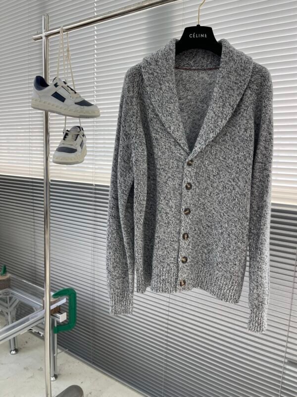 BC-Classic 100% pure wool cardigan sweater-2138