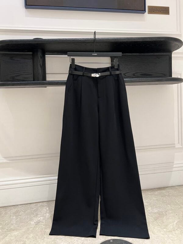 H-Classic black trousers-2175