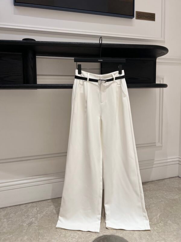 H-Classic white trousers-2176