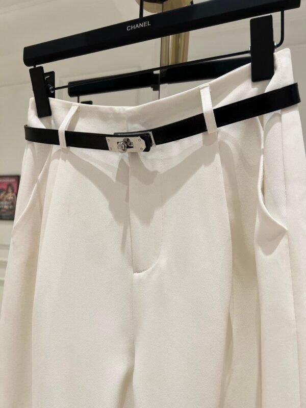 H-Classic white trousers-2176 - Image 3