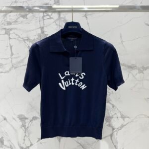 L-Lapel knitted short sleeves-2179