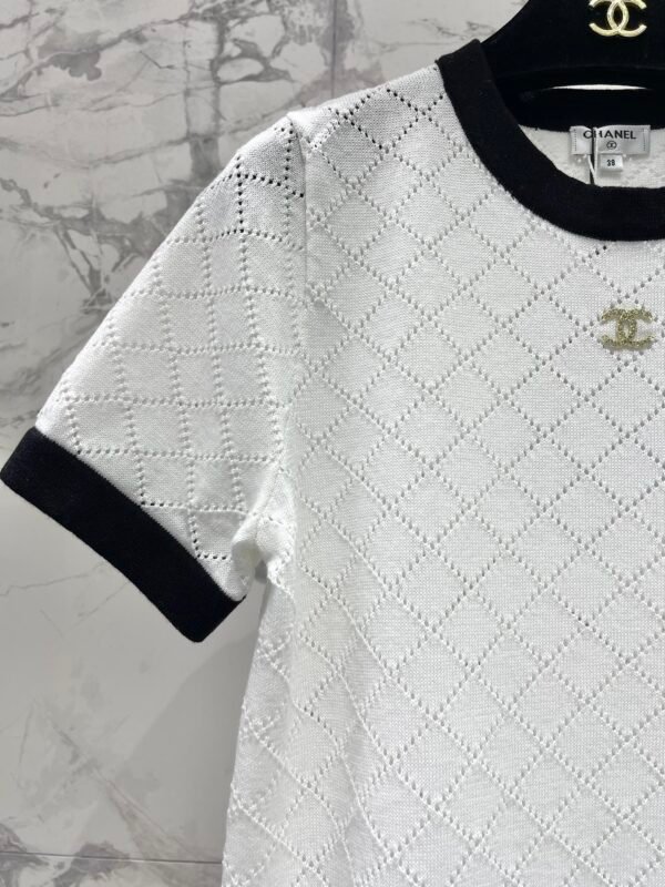 C-Classic hollow knit short sleeves-2182 - Image 6