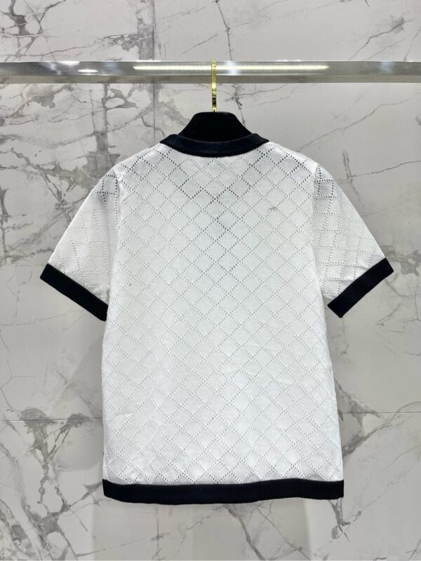 C-Classic hollow knit short sleeves-2182 - Image 5