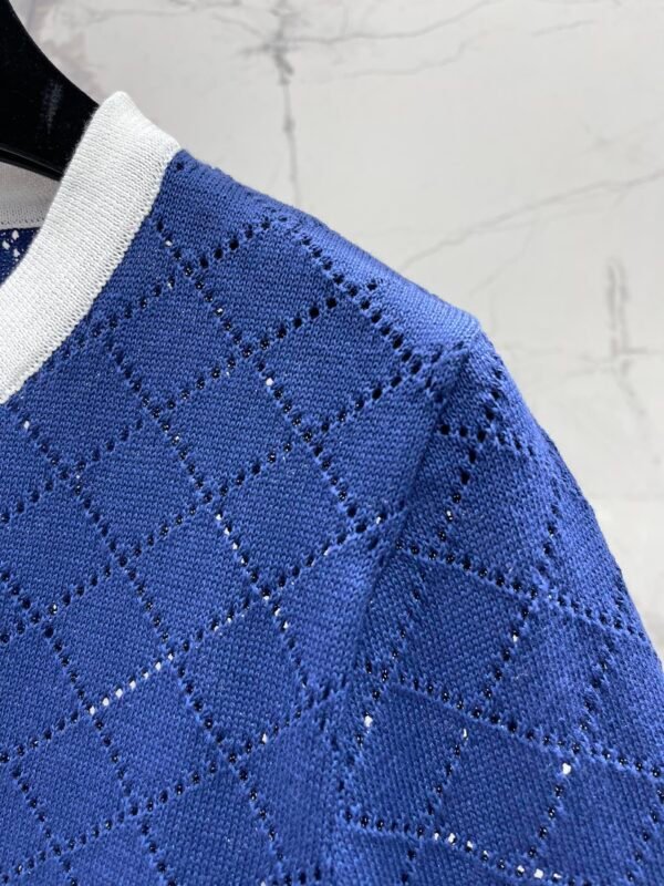 C-Classic hollow knit short sleeves-2182 - Image 3