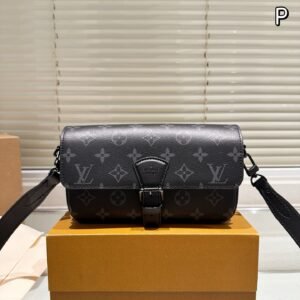 L-New cowhide men's shoulder bag-1139