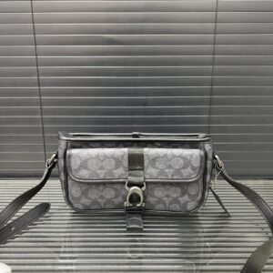 C-New cowhide men's shoulder bag-1140