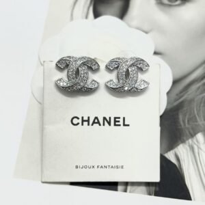 C-High quality button earrings-065