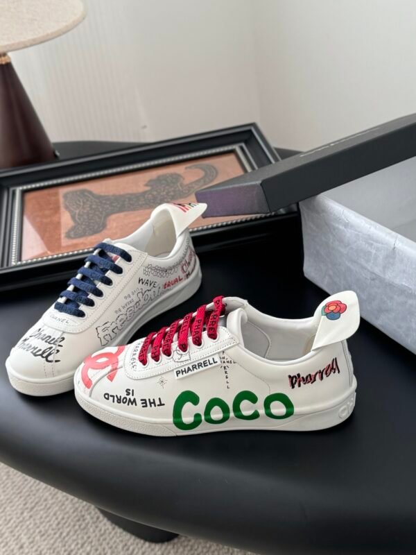 C-Classic Graffiti Casual Sneakers-3193 - Image 2