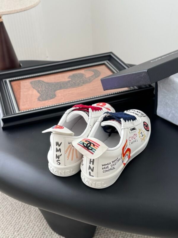 C-Classic Graffiti Casual Sneakers-3193 - Image 4