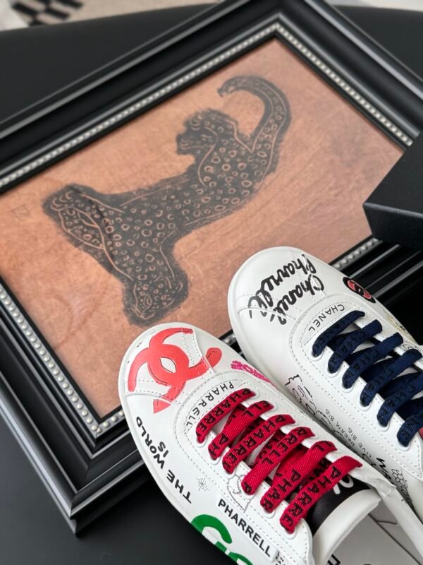 C-Classic Graffiti Casual Sneakers-3193 - Image 5