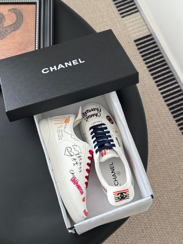 C-Classic Graffiti Casual Sneakers-3193 - Image 3