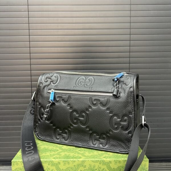 G-New cowhide men's shoulder bag-1165 - Image 2