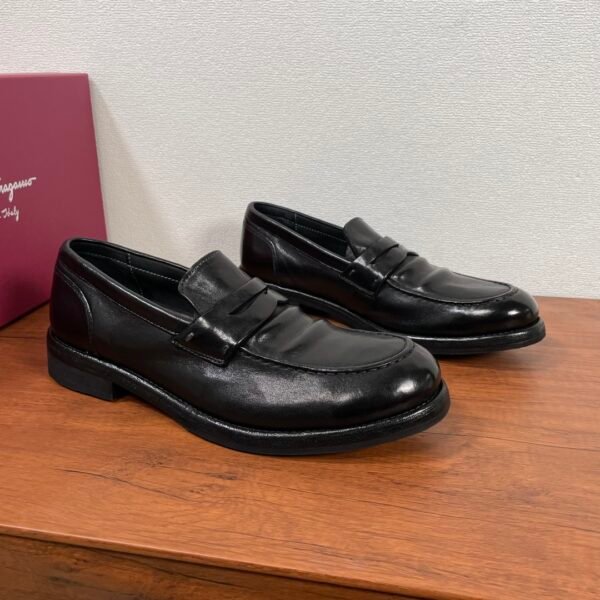 F-Men's casual leather shoes-3221 - Image 2