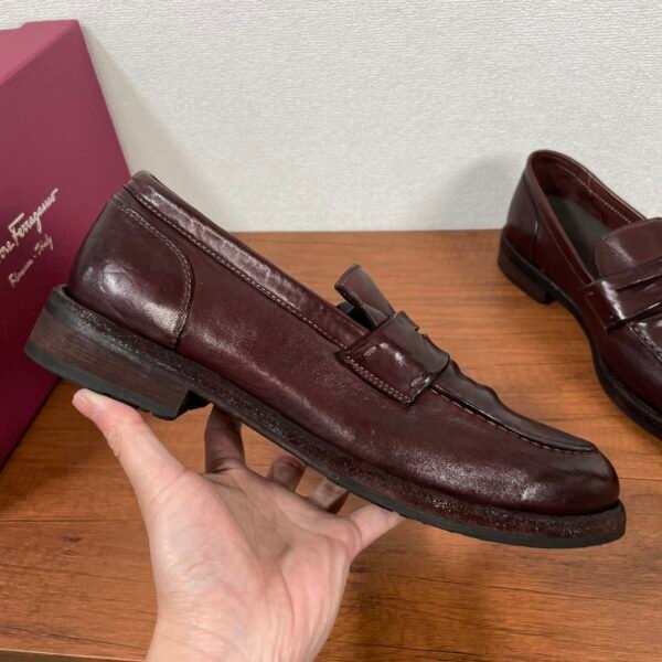 F-Men's casual leather shoes-3221 - Image 7