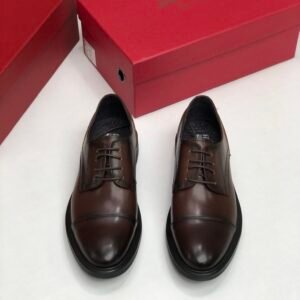 F-Men's casual leather shoes-3222