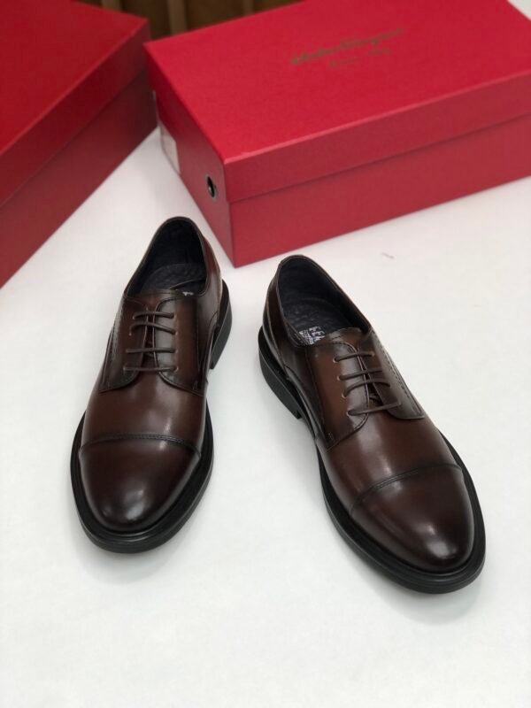 F-Men's casual leather shoes-3222 - Image 4