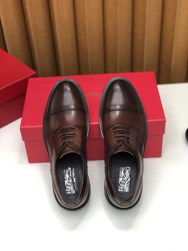 F-Men's casual leather shoes-3222 - Image 3
