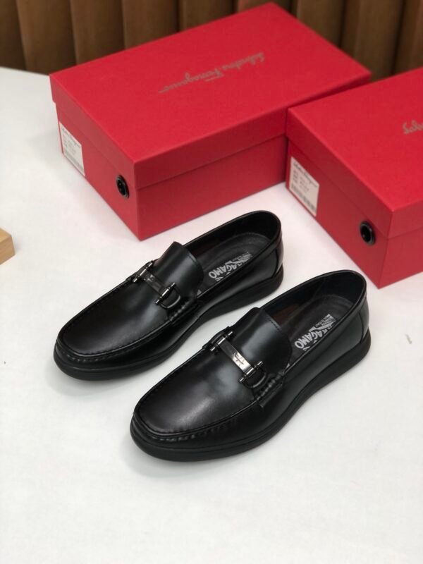 F-Men's casual leather shoes-3223 - Image 3