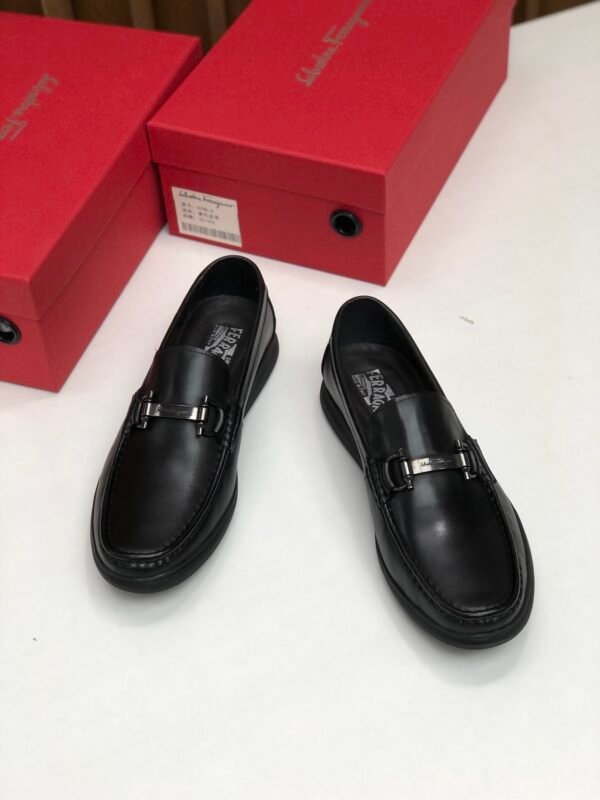 F-Men's casual leather shoes-3223 - Image 4