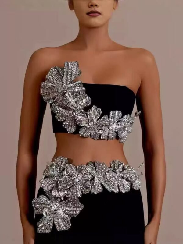 Fashion heavy industry tube top dress - Image 3