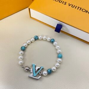 L-Enamel pearl bracelet-0122