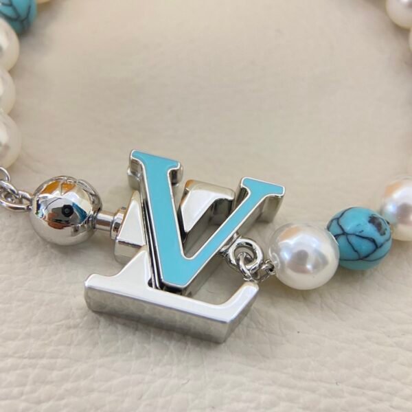 L-Enamel pearl bracelet-0122 - Image 2