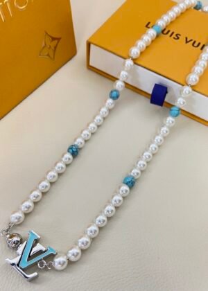 L-Enamel pearl necklace-0123
