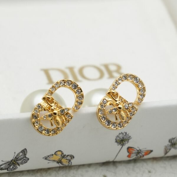 D-New Bee Earrings-0132 - Image 3