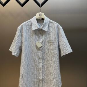 LO-Wave Textured Short Sleeve Shirt-2246