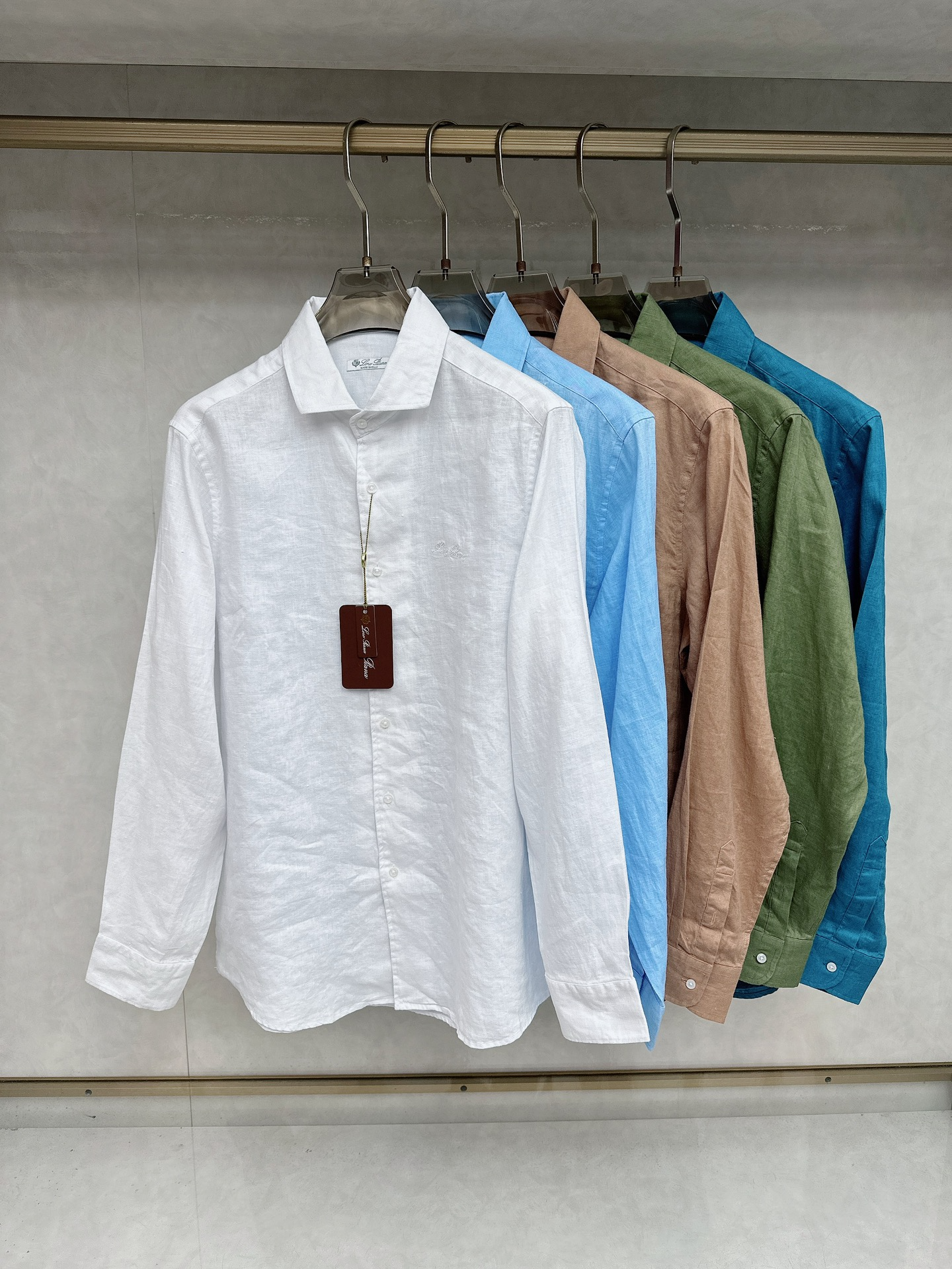 LP-New Collection-High Quality Linen Long Sleeve Shirt-2348