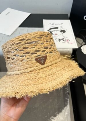 P-Vacation-style straw hat-0205