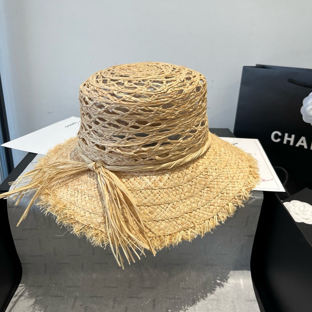 P-Vacation-style straw hat-0205 - Image 2