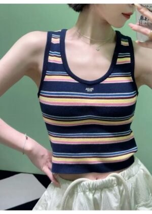 New striped vest