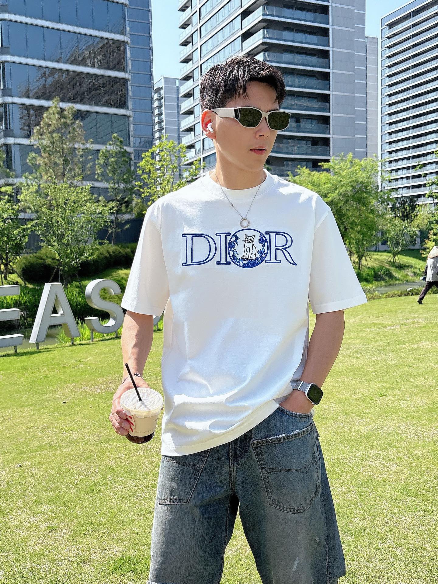 D-Fashionable and casual T-shirt-2308