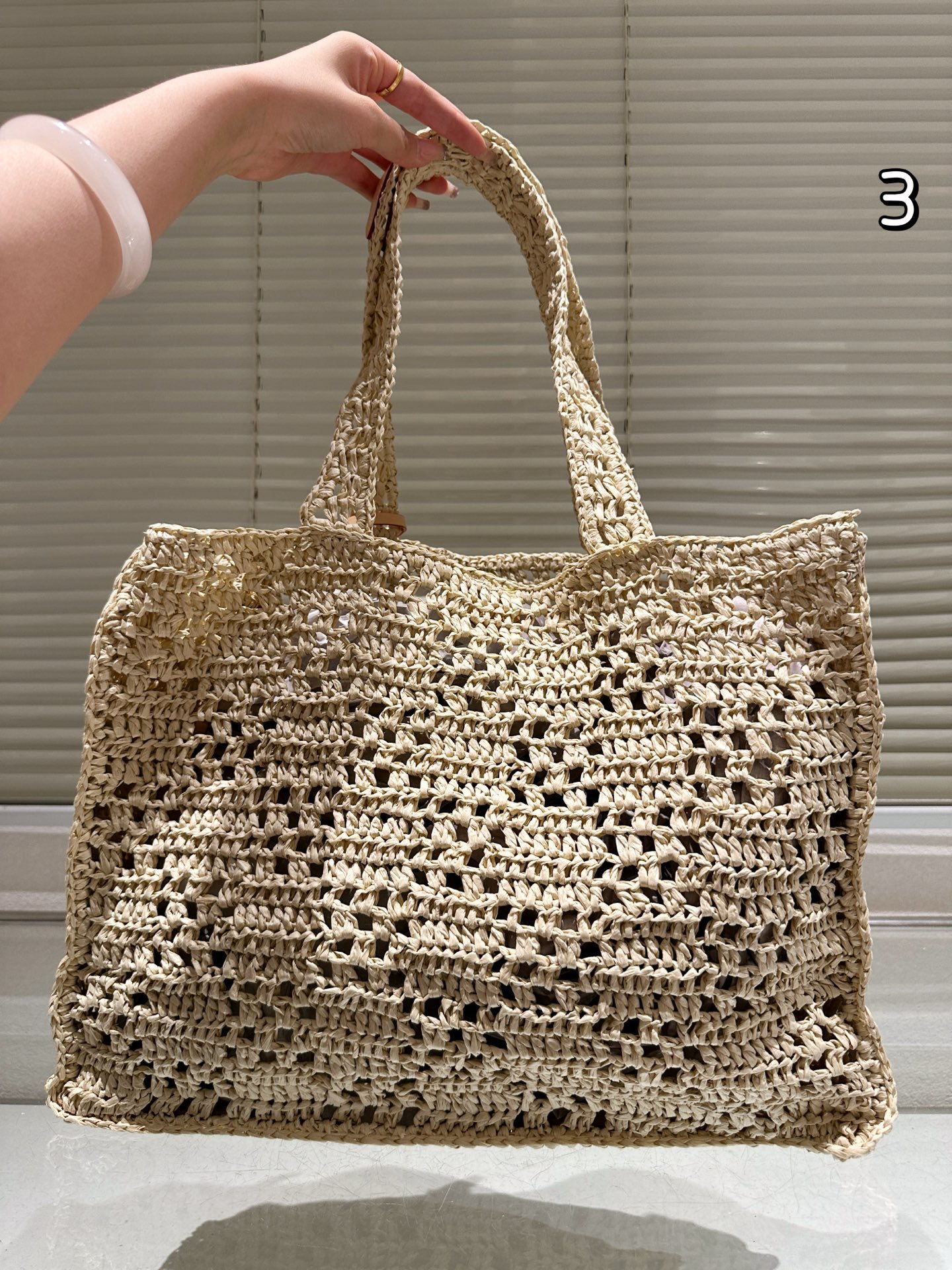 A-L-New Collection-Woven Tote Bag-1190 - Image 2