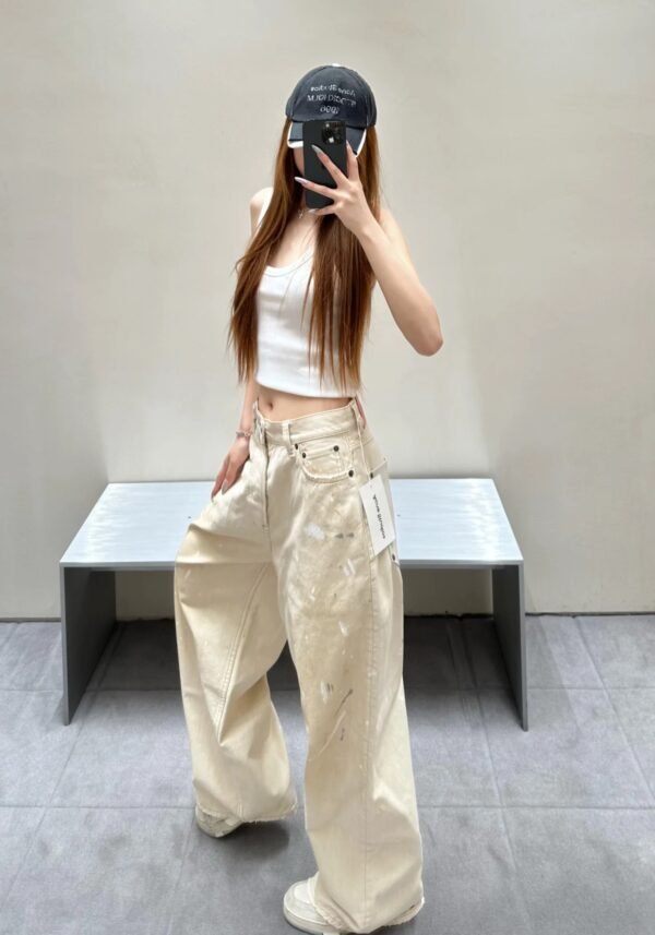 L-New style big pocket jeans-2330