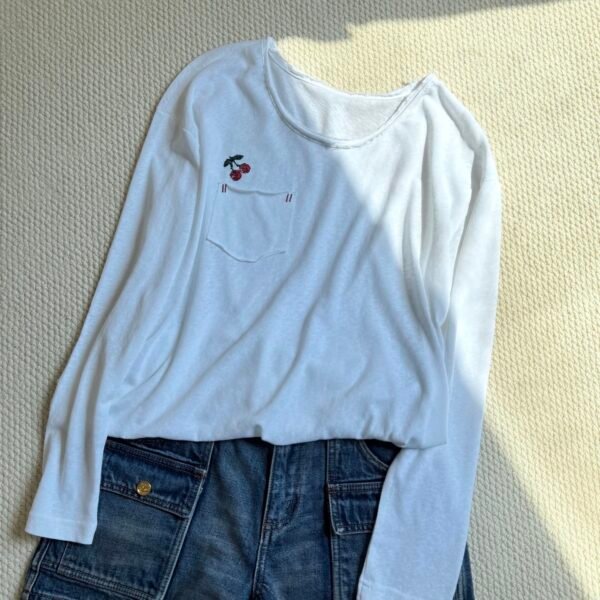 L-Designer Cherry T-shirt-2341 - Image 2
