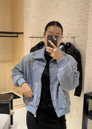 C-New Embroidered Denim Jacket-2340