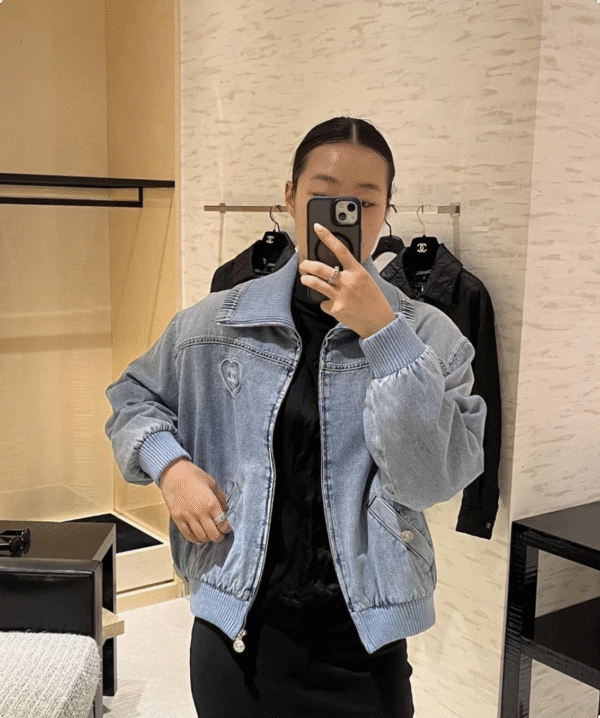C-New Embroidered Denim Jacket-2340