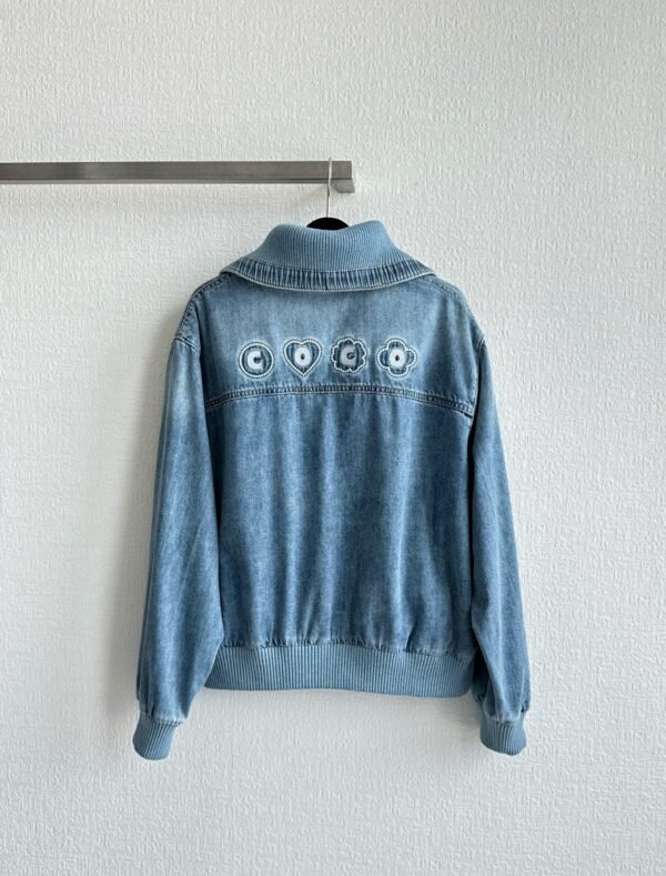 C-New Embroidered Denim Jacket-2340 - Image 3