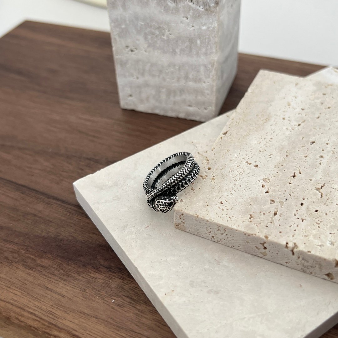 G-Spirit Snake Vintage Ring-0196 - Image 2
