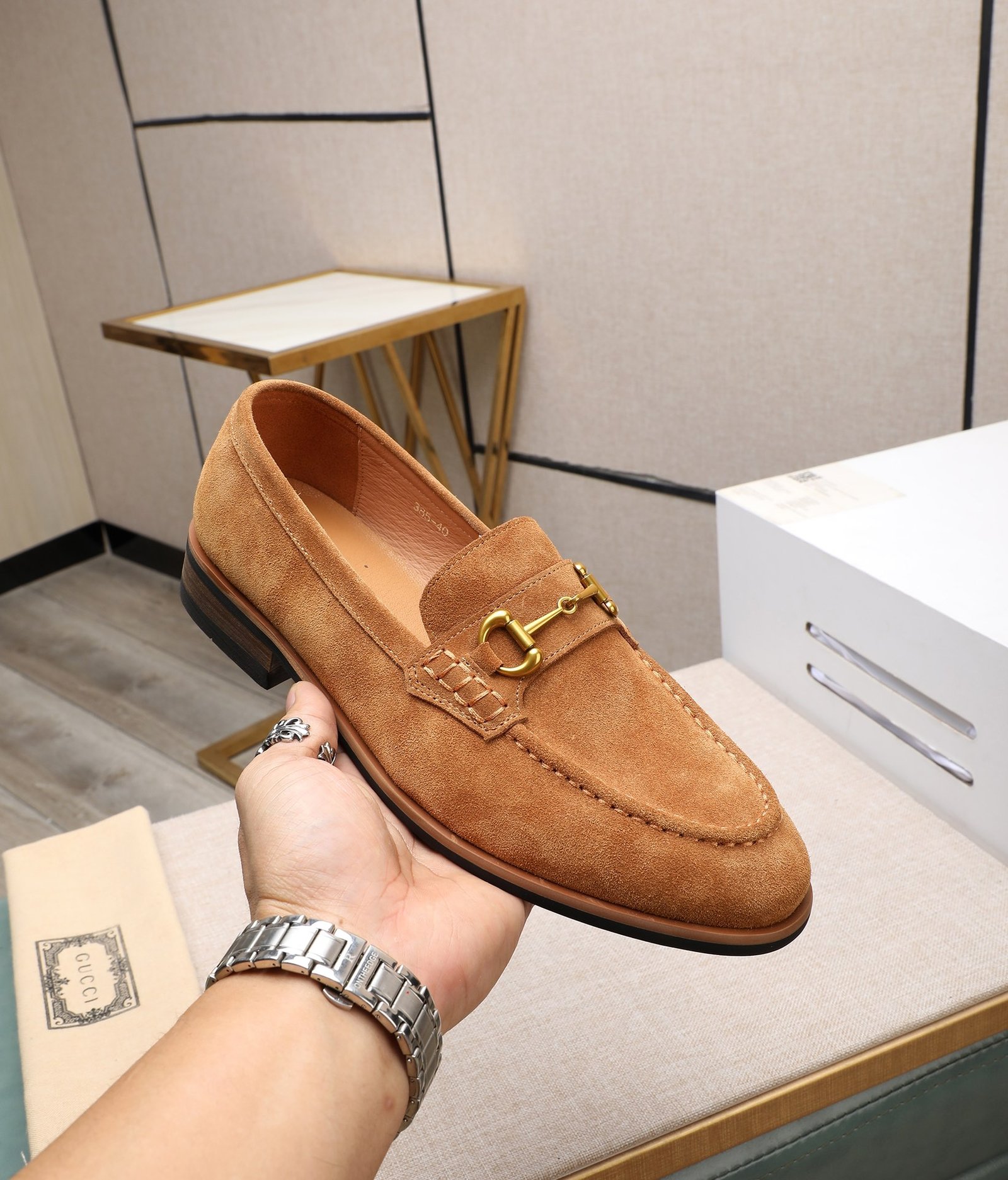 B-G-Premium Craftsmanship - Men's Formal Shoes-3262 - Image 7