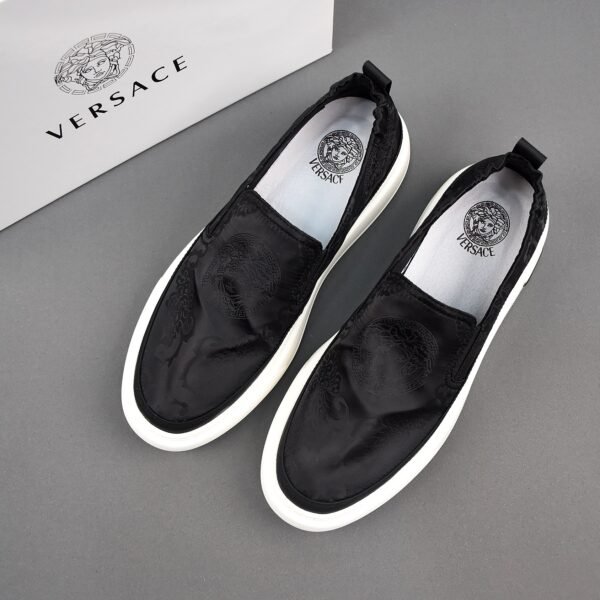 V-Embroidered canvas shoes-3310 - Image 3
