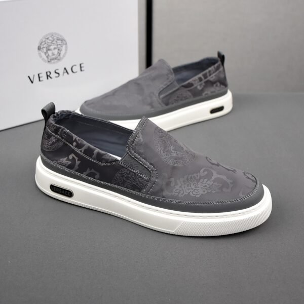 V-Embroidered canvas shoes-3310 - Image 5