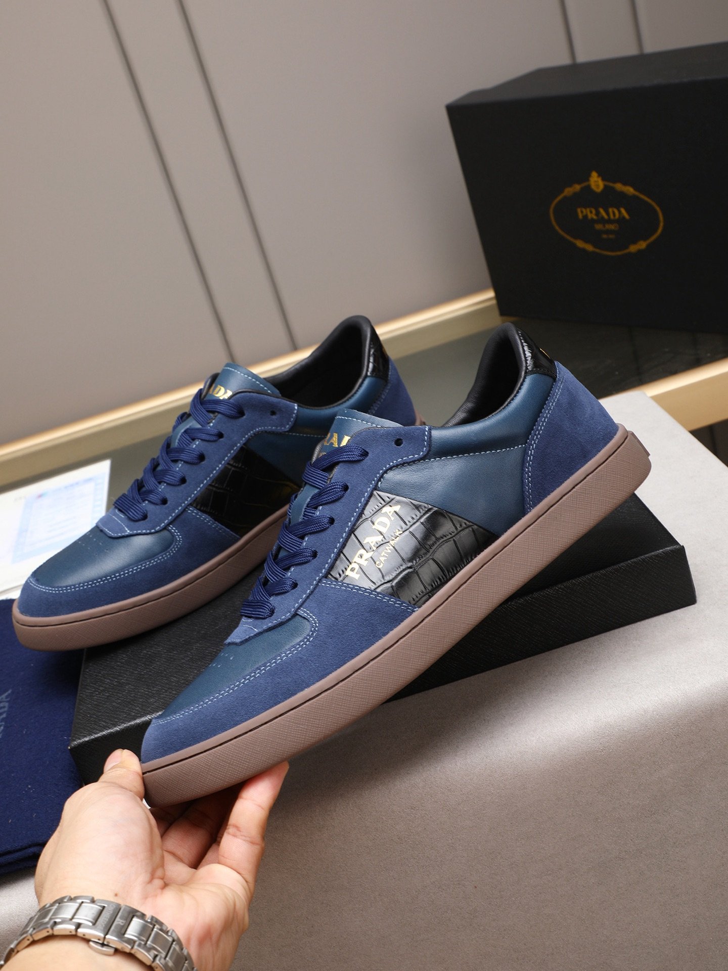 P-Retro casual shoes-3383 - Image 9